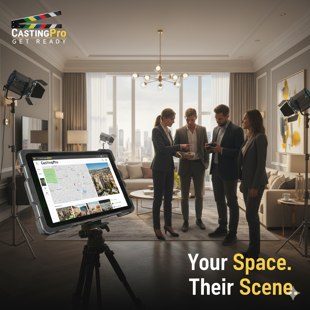 Set cinematografico professionale